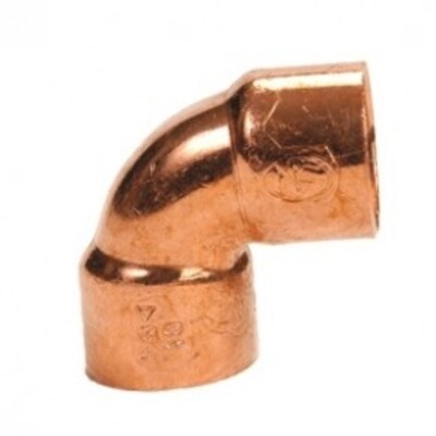 Мідний куточок 5/8 "(90 °, CxC, мідний, короткий, ціна за 1шт.) Зображення