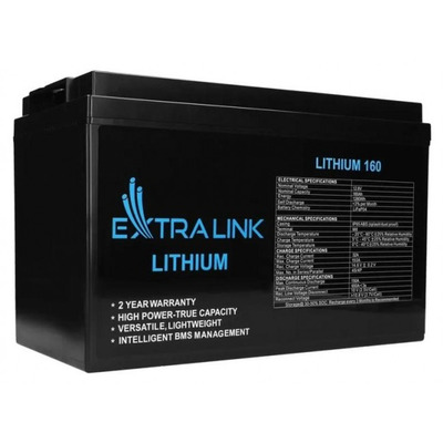 Аккумуляторная батарея EXTRALINK LiFePO4 160AH 12.8V BMS EX.30462 Изображение