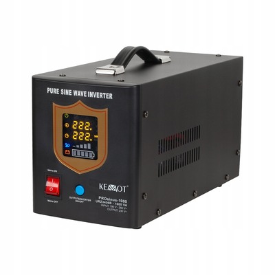 Гібридне ДБЖ/інвертор Kemot PROsinus-1000 12V 230V 1000VA/700W (URZ3406) Зображення