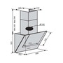 Витяжка Ventolux DIAMOND 60 BK (700) PB Изображение