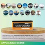 Аккумулятор для ДБЖ Vestwoods LiFePO4 12V 200Ah BMS Изображение