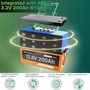 Аккумулятор для ДБЖ Vestwoods LiFePO4 12V 200Ah BMS Изображение