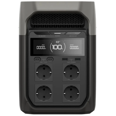 Зарядна станція EcoFlow Delta 3, 1800 Вт, 1024 Вт*год (електростанція для дому, UPS, ДБЖ) EU Зображення
