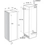 Морозильна камера Gorenje вбудована, 177x54х55, 235л, А+, NF, диспл, білий Изображение