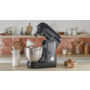 Кухонна машина Tefal Bake Partner + 1100Вт, чаша-метал, корпус-пластик, насадок-9, чорний Зображення