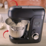 Кухонна машина Tefal Bake Partner + 1100Вт, чаша-метал, корпус-пластик, насадок-9, чорний Зображення