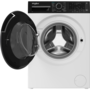 Пральна машина Whirlpool фронтальна, 8кг, 1400, C, 55см, дисплей, пара, інвертор, люк чорний, білий Зображення