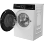 Пральна машина Whirlpool фронтальна, 8кг, 1400, C, 55см, дисплей, пара, інвертор, люк чорний, білий Зображення