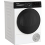 Сушильна машина Whirlpool тепловий насос, 9кг, A+++, 60см, дисплей, люк чорний, білий Зображення