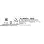 Електрична рушникосушарка Atlantic 2012 антрацит 1248х400х100мм 500 Вт Зображення