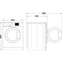 Пральна машина вузька Indesit OMTWSC 51052 W UA Зображення
