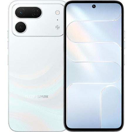 Смартфон Tecno Spark 50 Pro (KO5) 4/128GB Cloud White (4894947123696) Зображення