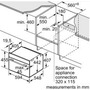 Духова шафа-пароварка вбудовувана компактна SIEMENS CS736G1B1 Изображение