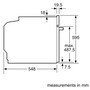 Духова шафа вбудовувана BOSCH HBG7341W1 Зображення