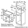 Духова шафа вбудовувана BOSCH HBG7741W1 Зображення