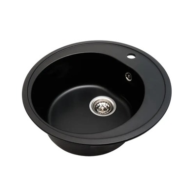 Кухонна мийка FABIA (BLACK QUARTZ) D510x180 Зображення