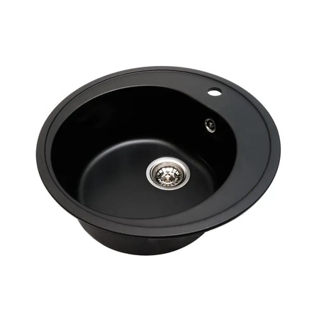 Кухонна мийка FABIA (BLACK QUARTZ) D510x180 Зображення