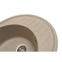 Кухонна мийка граніт VENTOLUX Monica Sand Quartz Изображение
