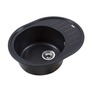 Кухонна мийка граніт VENTOLUX Monica Space Black Изображение