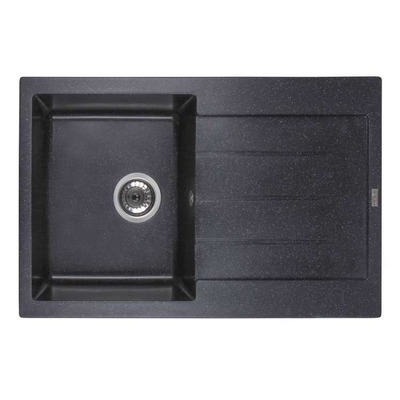 Кухонна мийка Ventolux STELLA (SPACE BLACK) 765x485x200 Зображення