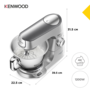Кухонна машина Kenwood KVC85.594SI Titanium Chef Baker Зображення