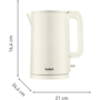Електрочайник Tefal Thermo Protect KO140AE0 ivory Зображення