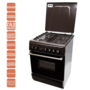 Плита комбинированная Ventolux GE 6060 ES (BR) Изображение