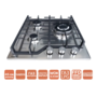 Варильна Ventolux поверхня HG430 L7 CEST (X) Изображение