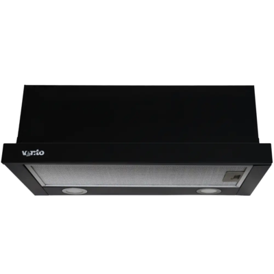 Кух.витяжка VENTOLUX GARDA 60 BK (900) LED Изображение