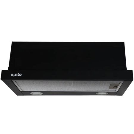 Кух.витяжка VENTOLUX GARDA 60 BK (900) LED Зображення