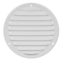Решітка металева, Europlast MR125 Ø125mm, біла Зображення