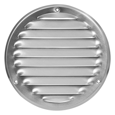 Решетка металлическая, Europlast MR125Al Ø125mm, алюминиевая Изображение