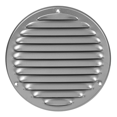 Решітка металева, Europlast MR160P Ø 160 mm, сіра Зображення