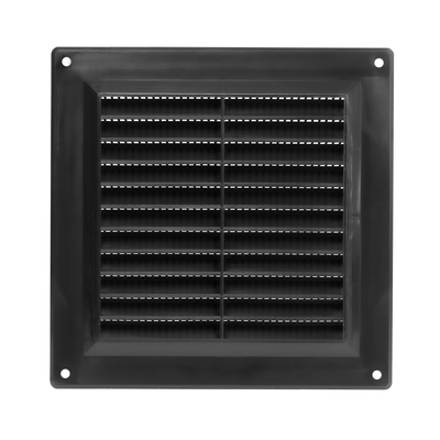 Решітка пластмасова, Europlast VR1515B (150x150mm) чорна Зображення