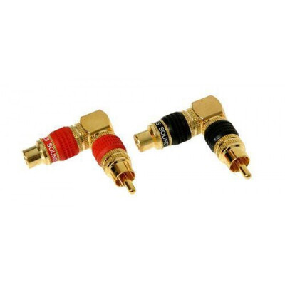 Коннектор угловой длинный DLS RCA Angle Long Изображение