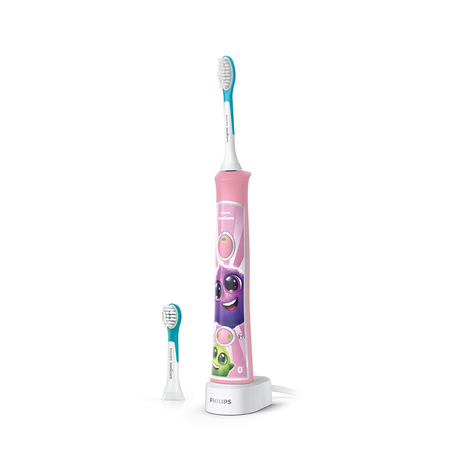 Зубна електрощітка Philips HX6352/42 Kids Smart Pink (6569557) Изображение