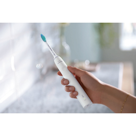 Зубна електрощітка Philips HX3671/13 Gemini 3100 White (6741359) Изображение