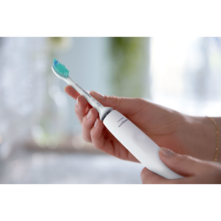 Зубна електрощітка Philips HX3671/13 Gemini 3100 White (6741359) Изображение