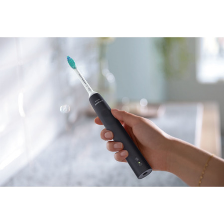Зубна електрощітка Philips HX3671/14 Gemini 3100 Black (6741360) Изображение