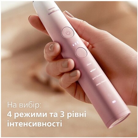 Зубна електрощітка Philips HX9911/84 Sonicare DiamondClean Gradient Pink-White (6902620) Изображение