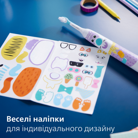 Зубна електрощітка Philips HX3601/01 For Kids (6912260) Изображение