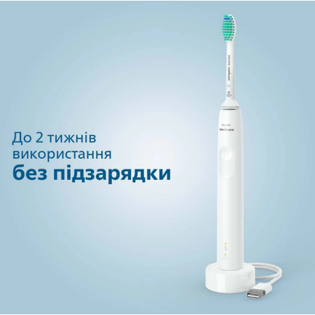 Зубна електрощітка Philips HX3673/13 Sonicare White (7025029) Изображение