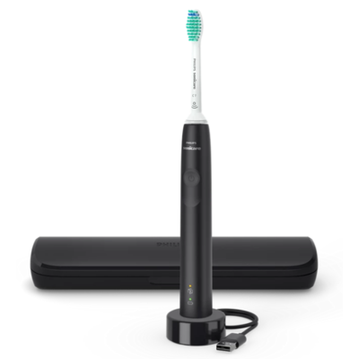 Зубна електрощітка Philips HX3673/14 Sonicare Black (7025030) Изображение