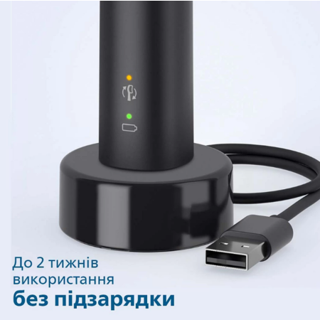 Зубна електрощітка Philips HX3673/14 Sonicare Black (7025030) Изображение
