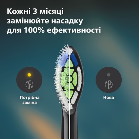 Насадка для зубної щітки Philips HX6068/88 Optimal White (8 шт) (7086825) Изображение