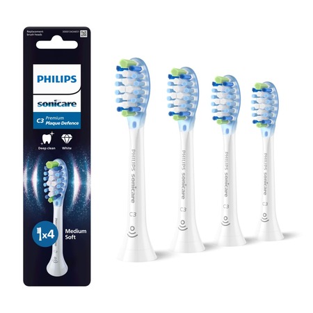 Насадка для зубної щітки Philips HX9044/87 Premium Plaque Defence (4 шт) (7086851) Изображение