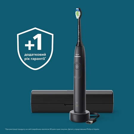 Зубна електрощітка Philips HX7101/02 Sonicare 5300 Black (7125708) Изображение
