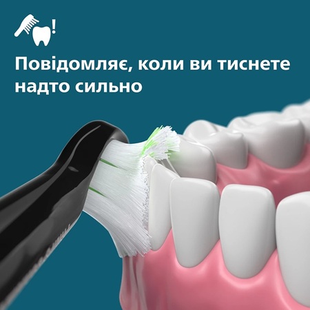 Зубна електрощітка Philips HX7101/02 Sonicare 5300 Black (7125708) Изображение