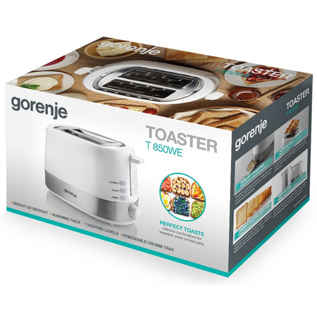 Тостер Gorenje T 850 WE (TA8211) (6384918) Зображення