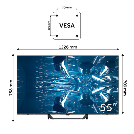 LED-телевізор Haier H55S80FUX  (7133329) Изображение